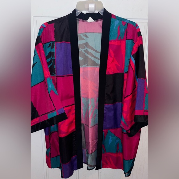 EGO Jackets & Blazers - EGO Vintage Multicolor Women's Kimono Jacket